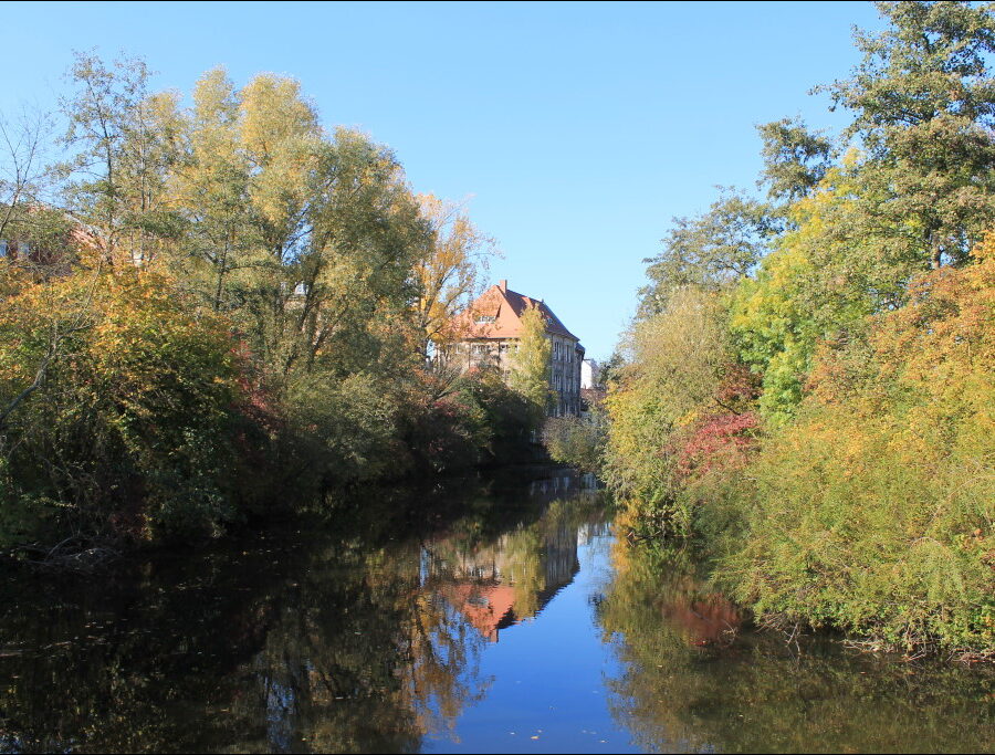 Herbstimpressionen - Blick vom Karlsteg